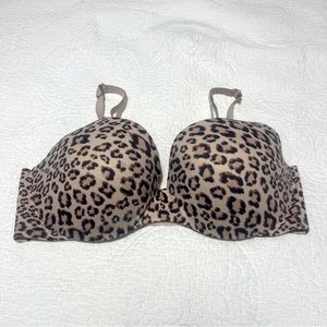 Victoria secret animal print bra size 34DD